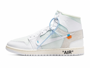 Virgil Abloh Archive x Air Jordan 1 High OG "Alaska" (AA3834-100) - 2026 Retro White Deconstructed Sneaker