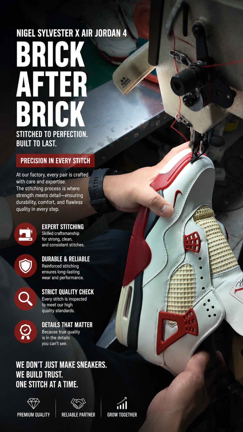Nigel Sylvester AJ4 Brick After Brick detail