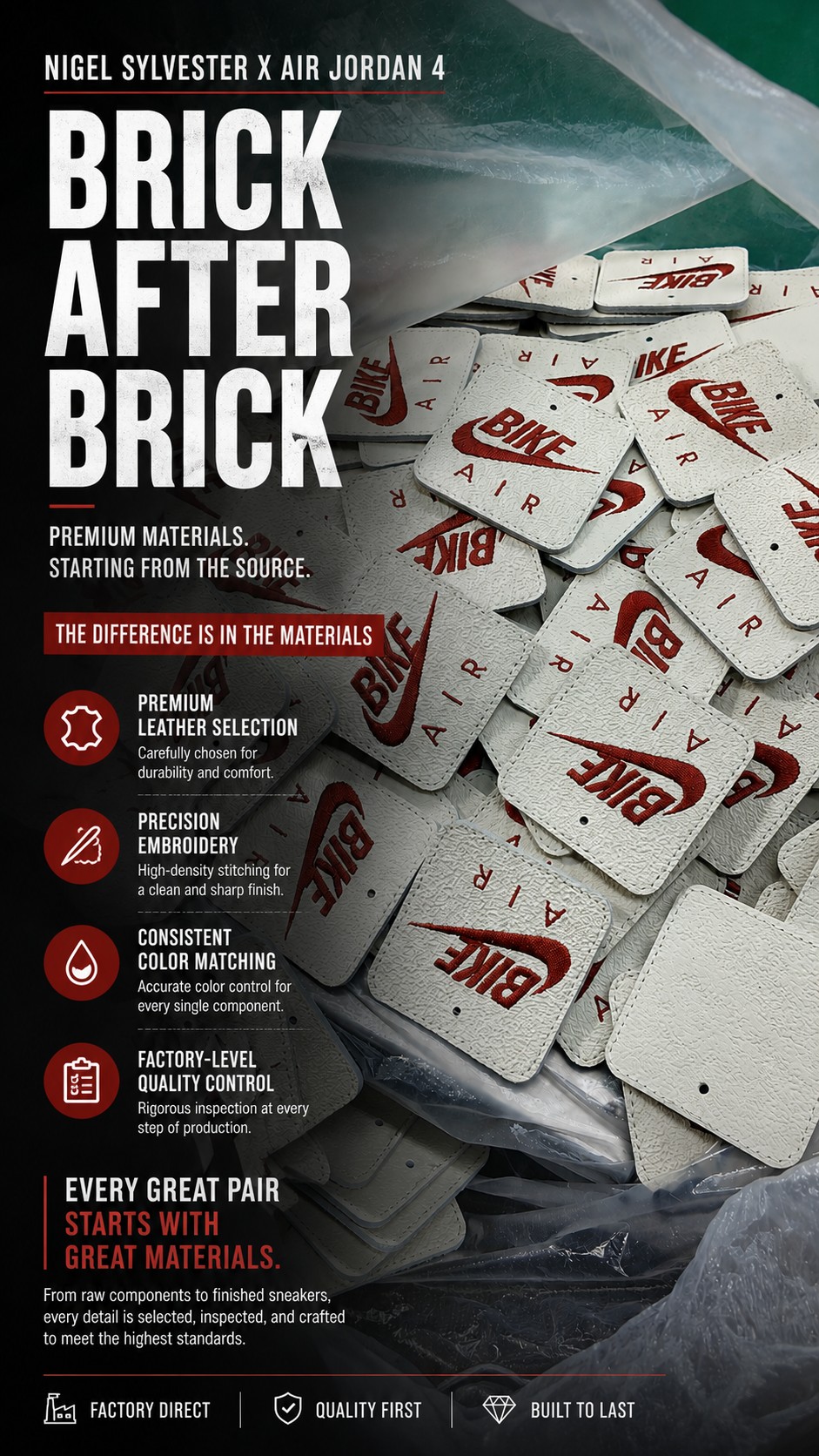 Nigel Sylvester AJ4 Brick After Brick detail