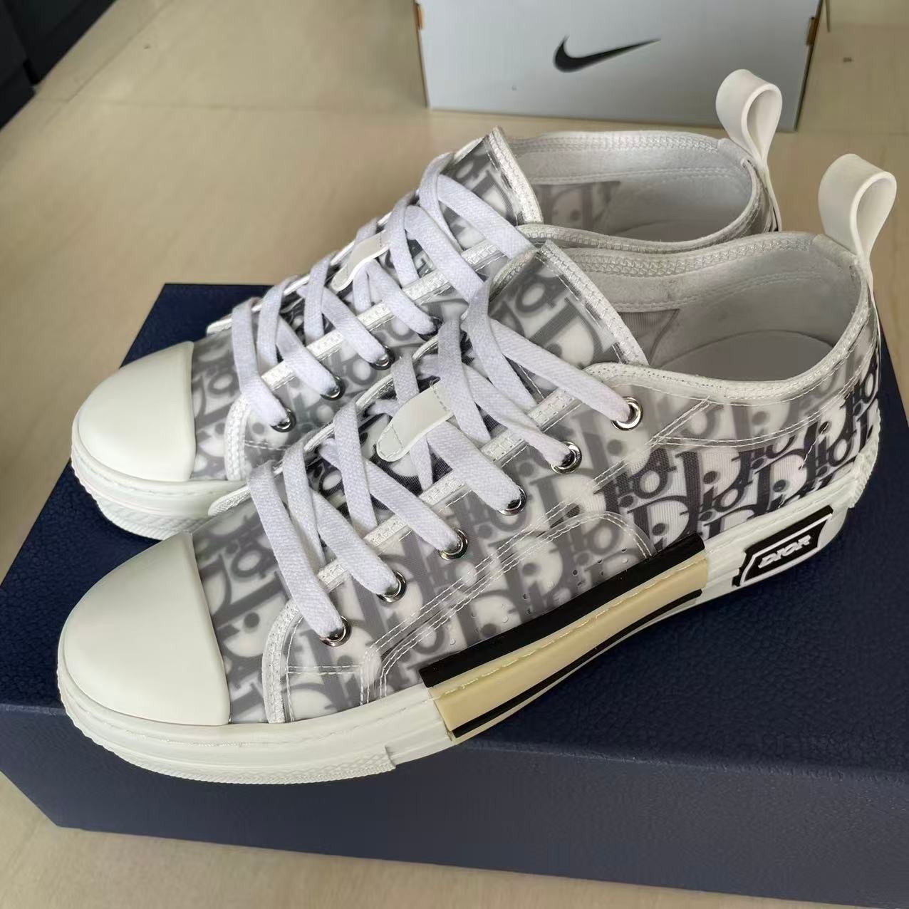 Dior B23 Oblique low top sneakers customer delivery proof