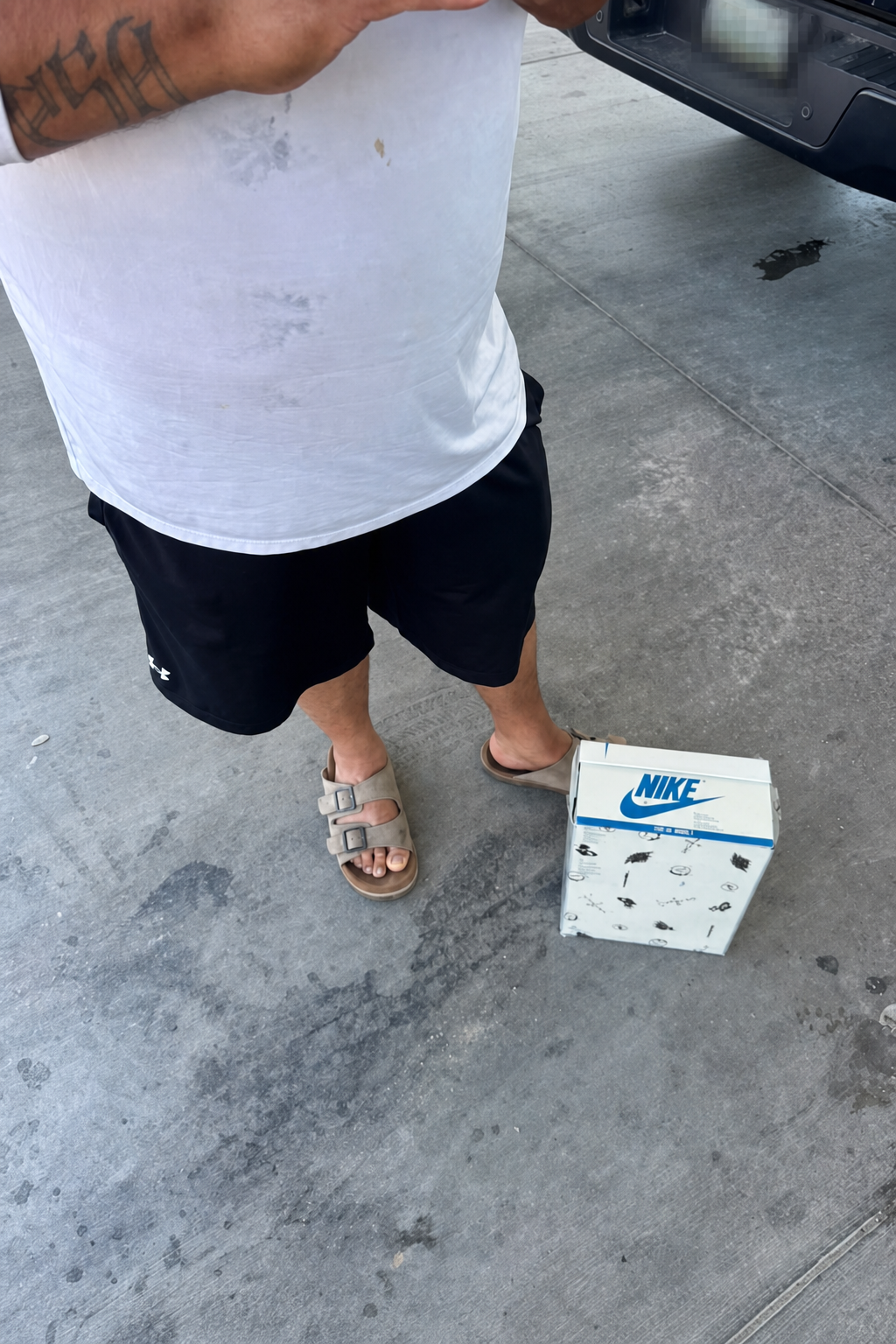 Nike box on arrival customer order proof