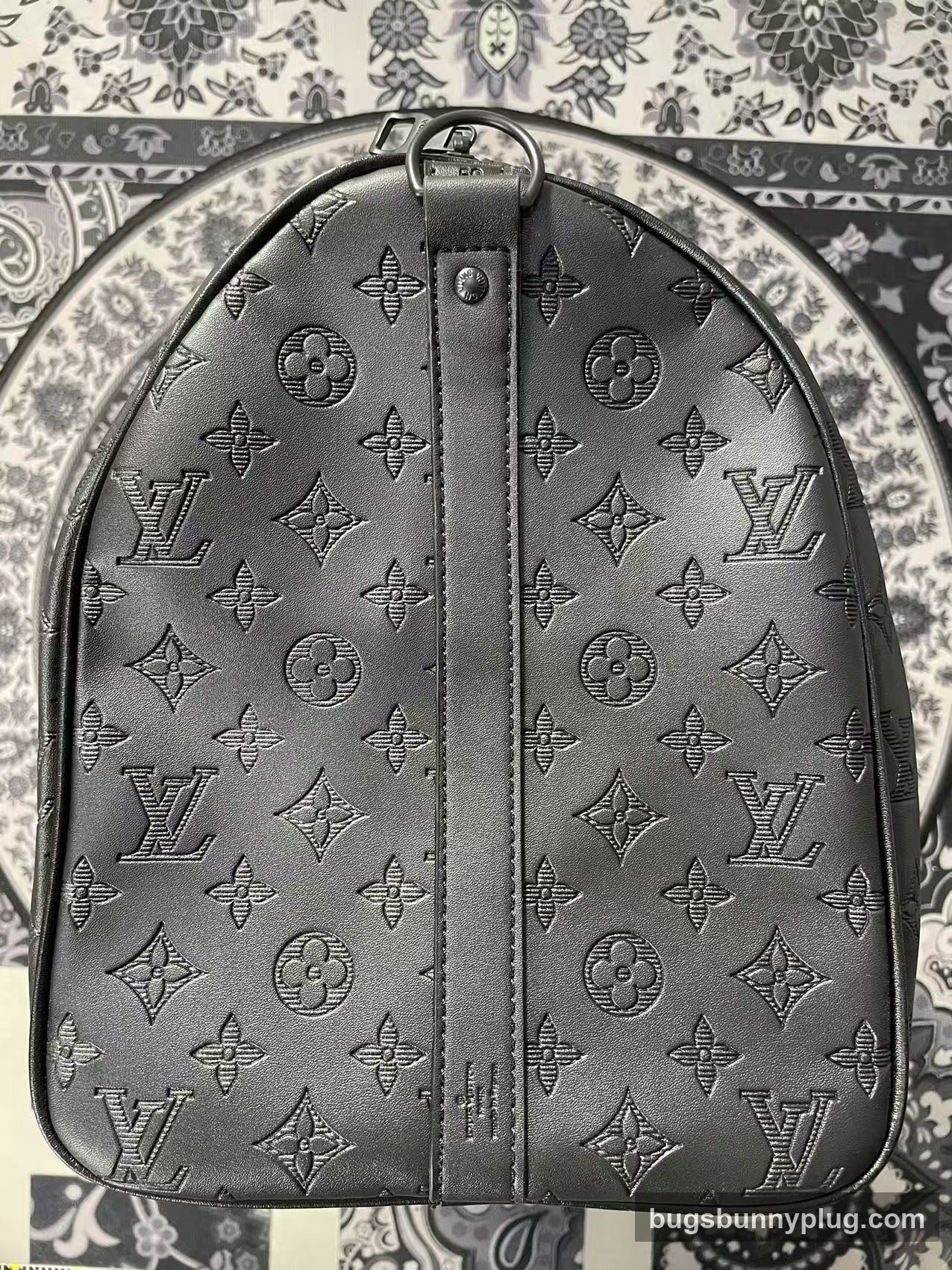 L&V monogram backpack QC photo, dome silhouette